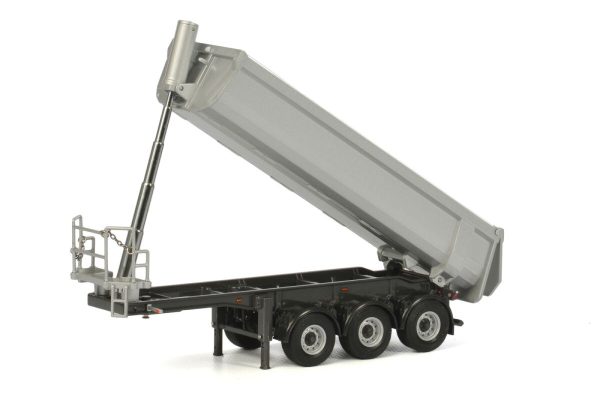 Half pipe tipper trailer 3 axle